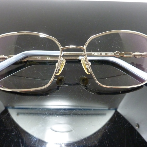 Radiance by Viva VV-8022 010 Shiny Light Nickeltin Eyeglasses 53/16/140 - Picture 2 of 9